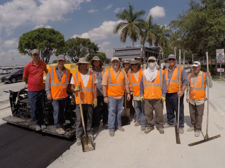 A group of GPE workers